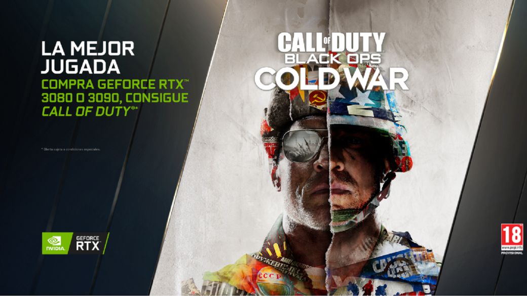 Call of Duty: Black Ops Cold War, free if you buy an RTX 3080 or 3090