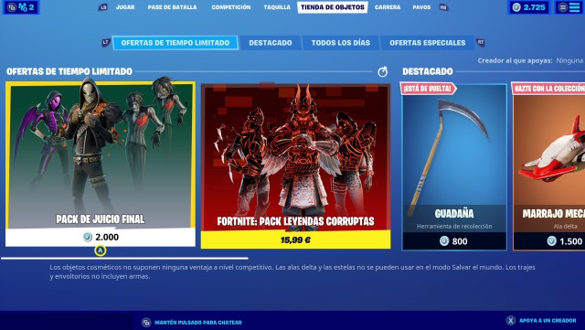 fortnite chapter 2 season 4 pack skins final judgment price contents
