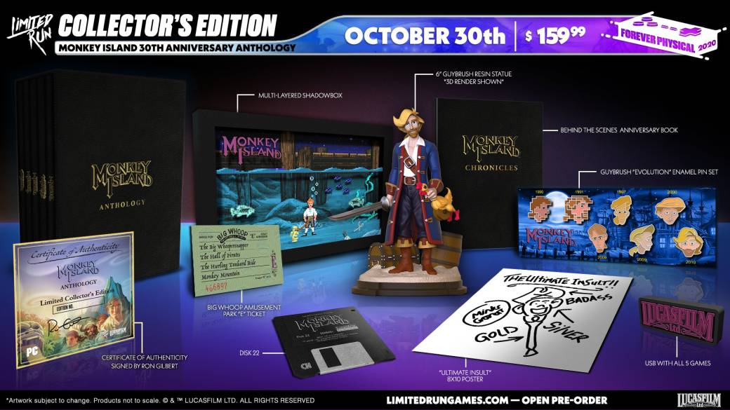 Limited Run Games collects the Monkey Island saga in a spectacular edition