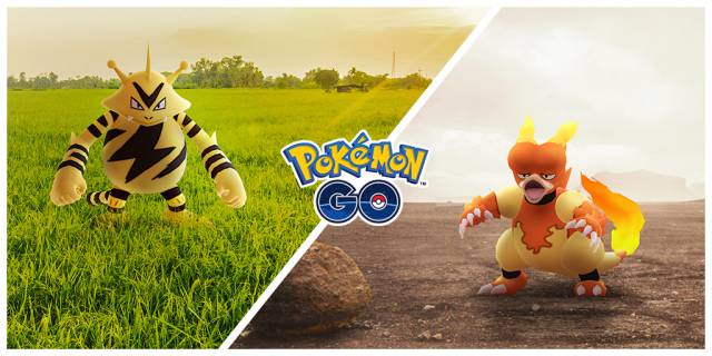 Pokémon GO Electabuzz and Magmar