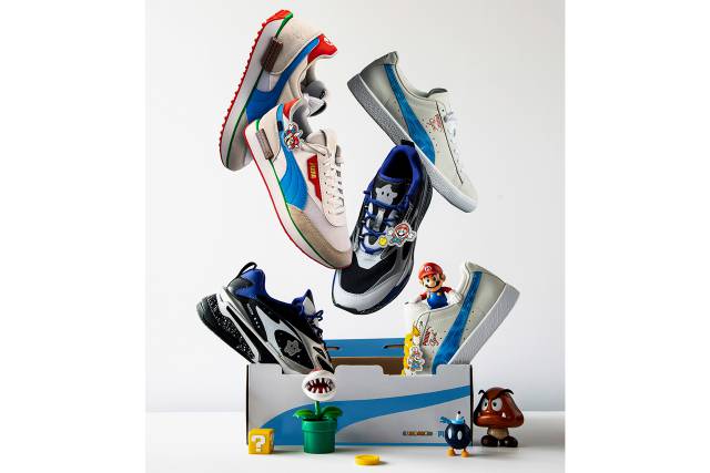 Super Mario 3D All Stars puma shoes 35th anniversary collection mario