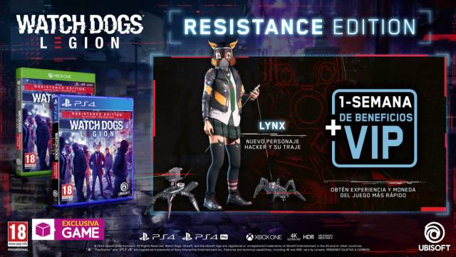Watch Dogs Legion release date price editions PC PS4 Xbox One PS5 Xbox Series X / S Google Stadia