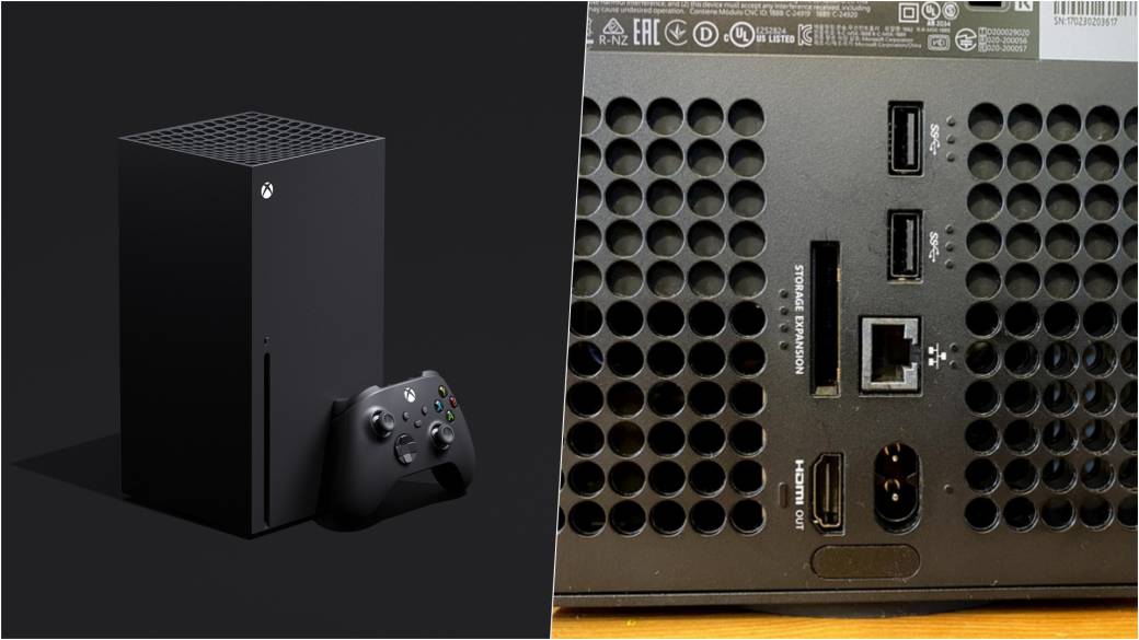 Xbox Series X rear ports feature tactile indicators for the blind