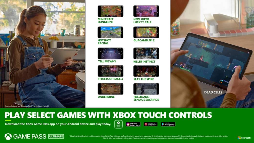 Xbox incorporates more cloud games with touch control on mobiles
