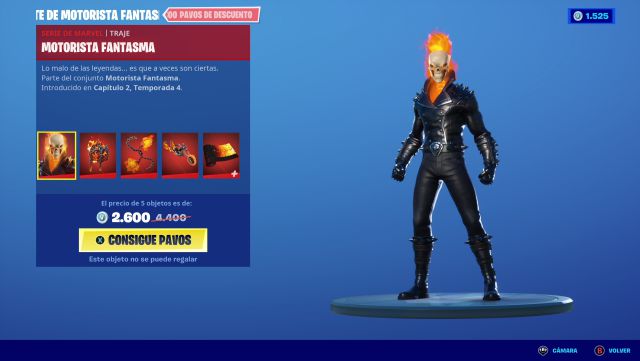 fortnite chapter 2 season 4 skin ghost rider ghost rider accessories price contents