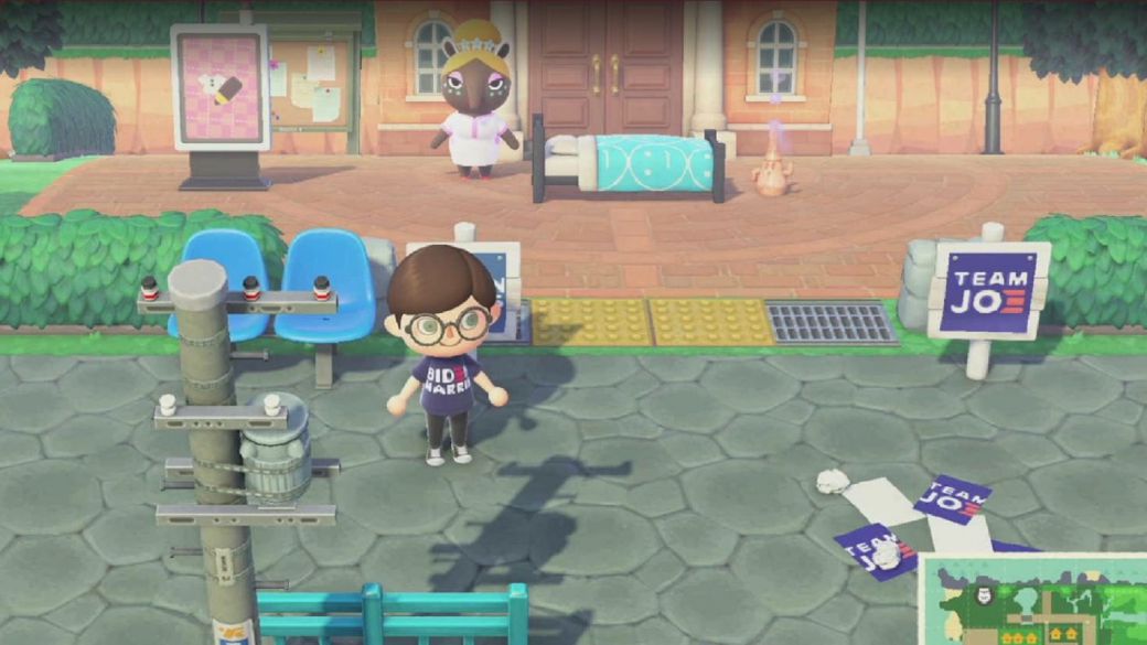 Animal Crossing: New Horizons calls for an end to in-game politics