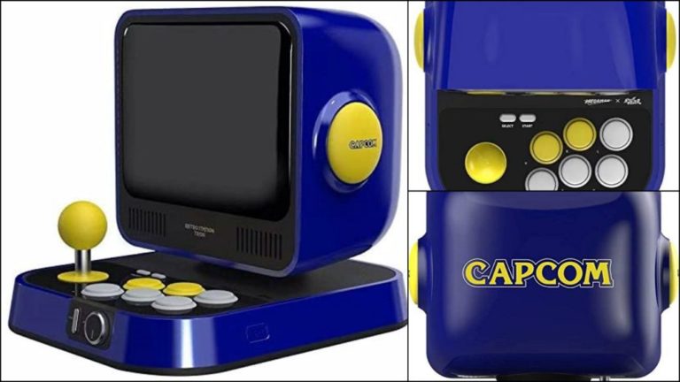 This is Capcom Retro Station, a new arcade console with 10 classic games