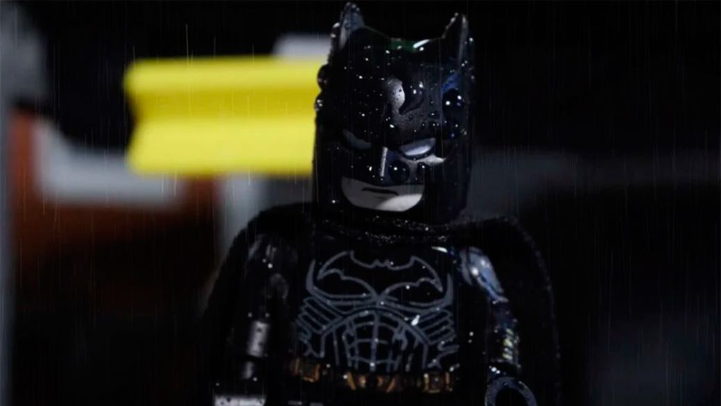 Robert Pattinson's The Batman trailer recreated in LEGO key