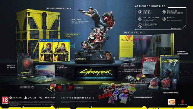 Cyberpunk 2077 editions launch prices buy PC Steam GoG PS4 PS5 Xbox One Xbox Series X / S Google Stadia CD Projekt RED