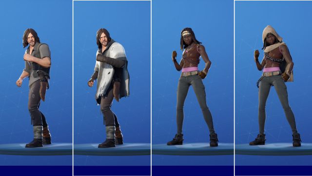 fortnite chapter 2 season 5 the walking dead skins daryl dixon michonne how to get them