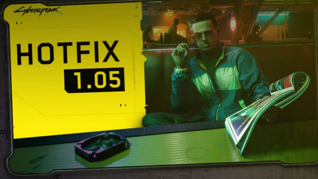 Cyberpunk 2077, patch 1.05 now available; bug fixes, improved stability and more