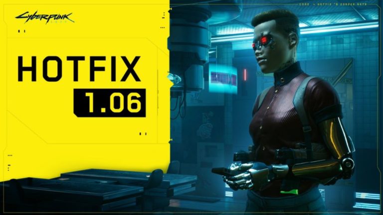 Cyberpunk 2077 releases patch 1.06 and fixes the bug that corrupts games