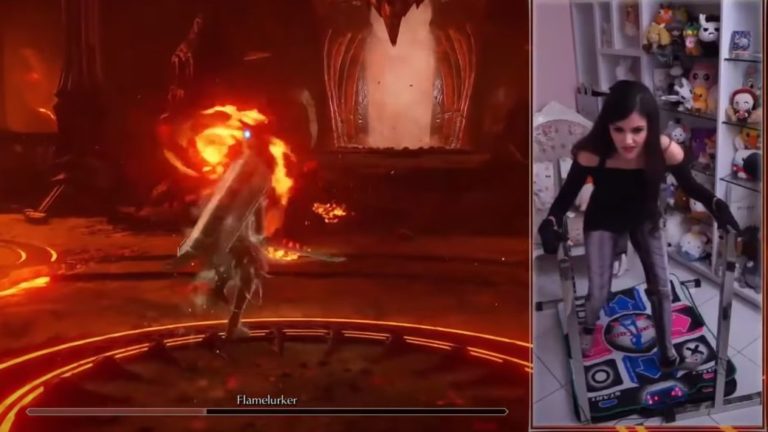 Demon's Souls PS5: a streamer beats the remake using a dance mat