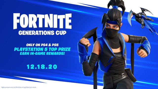 fortnite chapter 2 season 5 generations cup ps4 ps5 awards schedules date how to participate