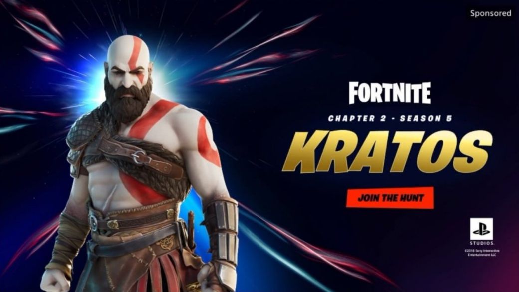 Kratos heads to Fortnite Season 5; will be a playable character