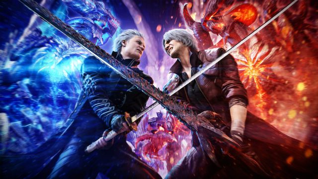 Vergil rival and brother Devil May Cry Devil May Cry 3 Devil May Cry 5 Devil May Cry 4 Capcom Hideaki Itsuno Ninja Theory Bingo Bingo Morihashi sibling rivalry PC PS2 PS3 PS4 PS5 Xbox 360 Xbox Xbox Series Xbox One