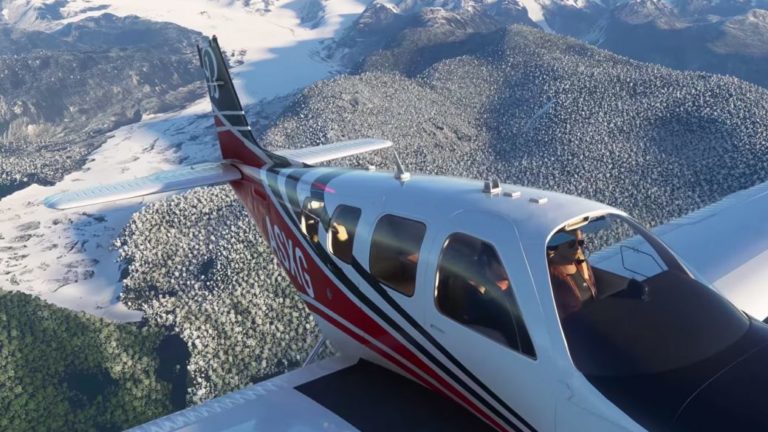 Microsoft Flight Simulator already has snow in real time