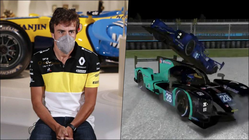 iRacing Fernando Alonso acusado chocar deliberadamente rival simulador