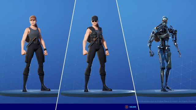 Hunter Killer Vs Terminator Fortnite Fortnite Terminator T 800 And Sarah Connor Skins Now Available Price And Contents