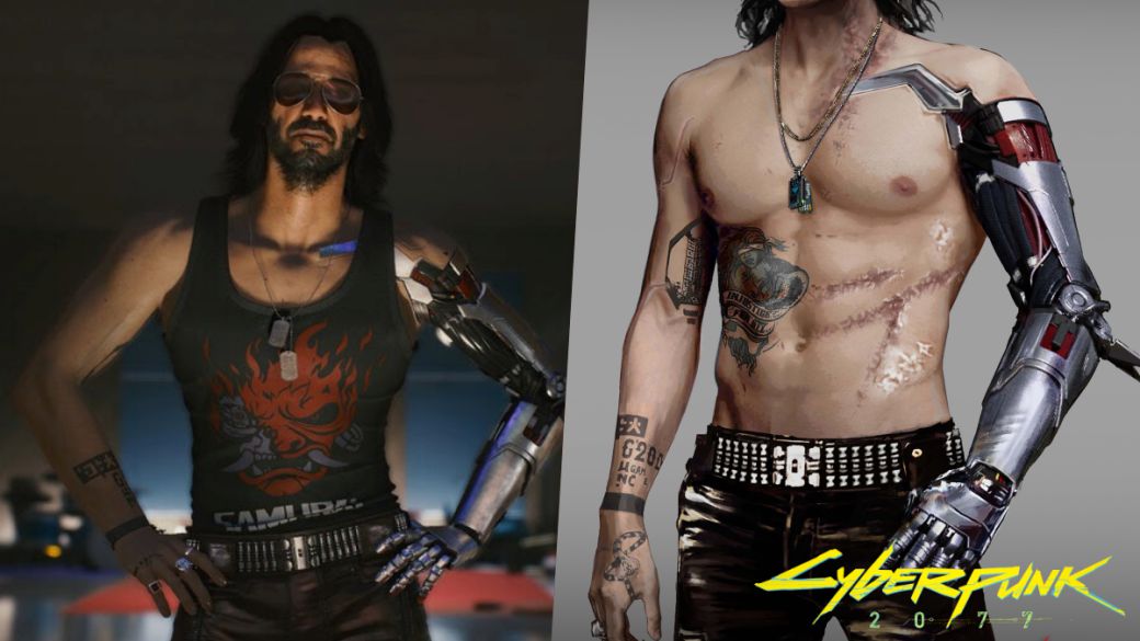 Cyberpunk 2077 shows what Johnny Silverhand looked like before he was played by Keanu Reeves