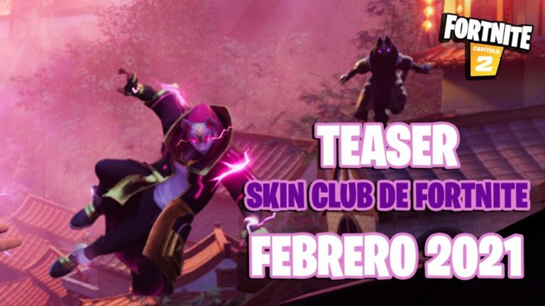 Epic Games publishes a teaser for the Fortnite Club skin from February 2021