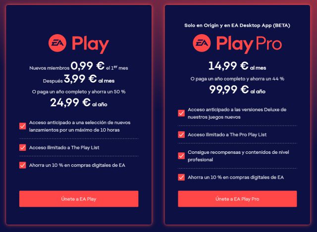 EA Play, offer