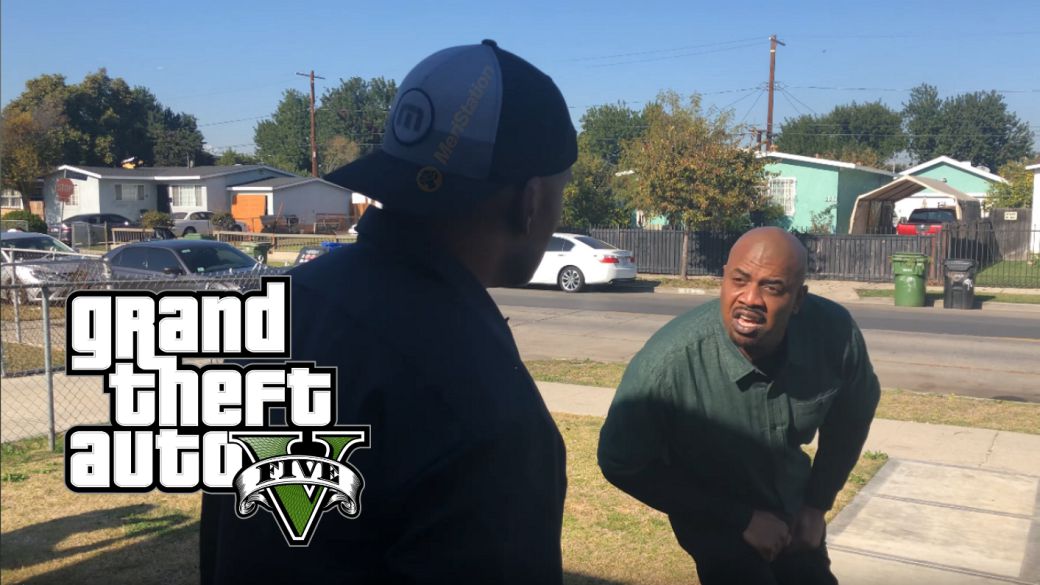 GTA V: the actors behind Lamar and Franklin recreate their most popular scene in real life