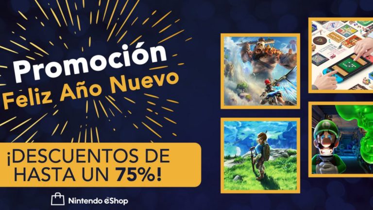 New Year's Sale on Nintendo Switch: games with discounts of up to 75%