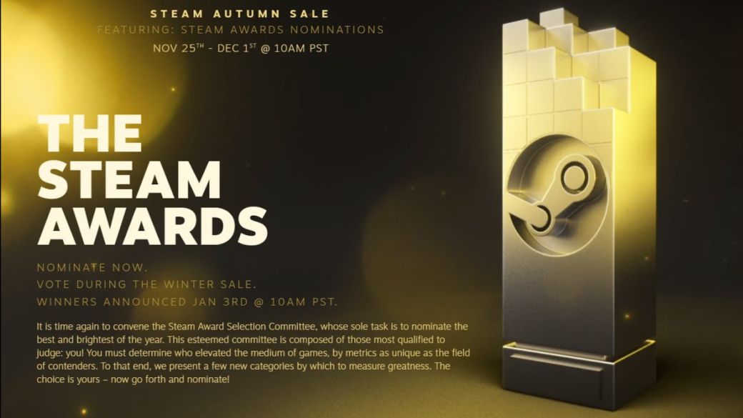 Steam Awards 2020: list of all winners