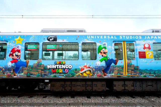 Universal Studios Japan, Super Nintendo World, trains