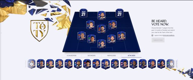 FIFA 21 Team of the Year TOTY all nominees