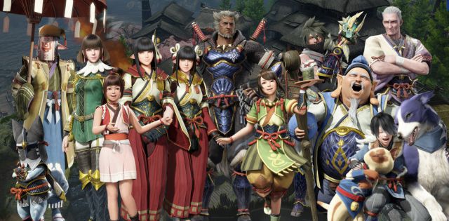 Monster Hunter Rise Characters Nintendo Switch Capcom