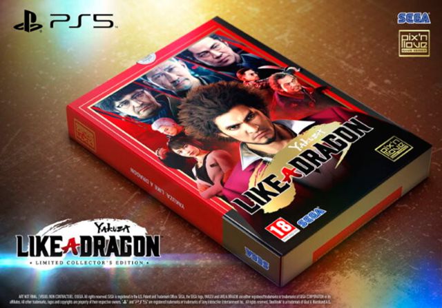 This is the exclusive limited edition of Yakuza: Like a Dragon for PS5 from Pix'n Love