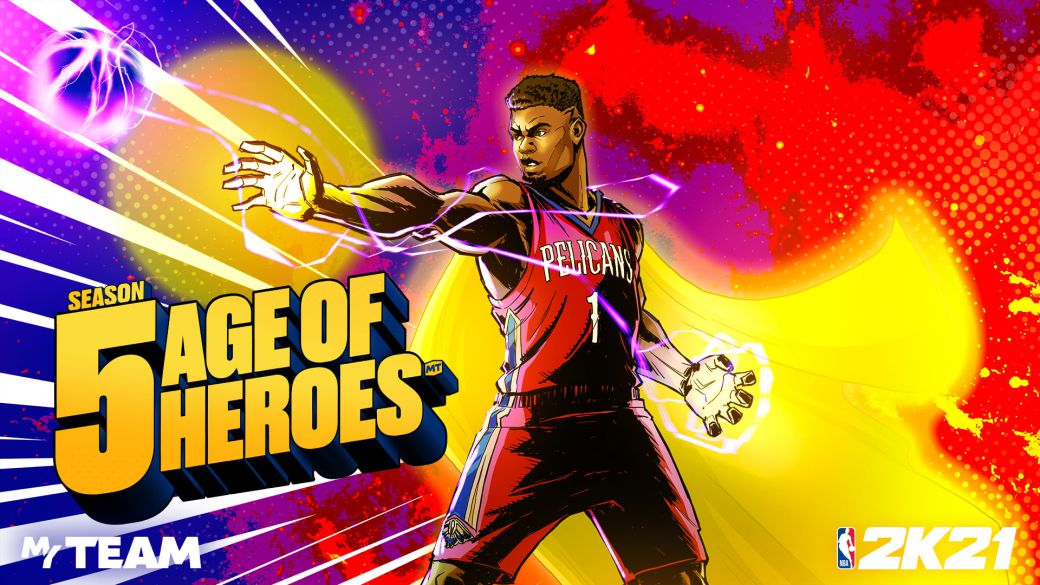 NBA 2K21 launches Season 5 of My Team: Age of Heroes