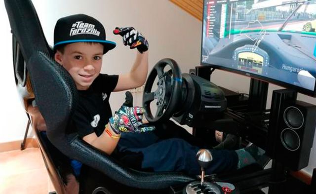 Abel Torres, just 10 years old, achieves a place in the Gran Turismo Spanish Championship