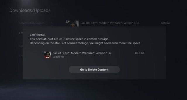 black ops cold war campaign not installed ps4