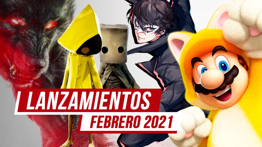 Featured video game releases for this February 2021