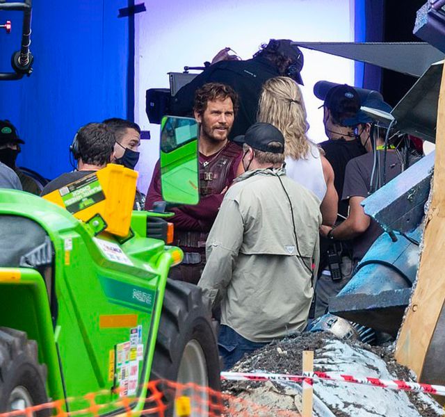 First photos of the filming of Thor Love and Thunder with Thor and the Guardians of the Galaxy