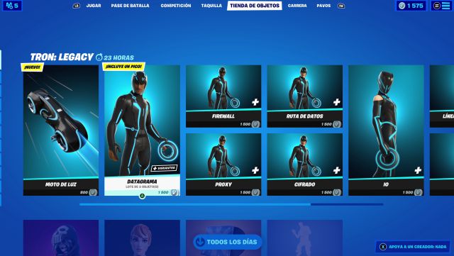 All Skins In Fortnite Prices Fortnite Tron Skins Now Available Price And Contents