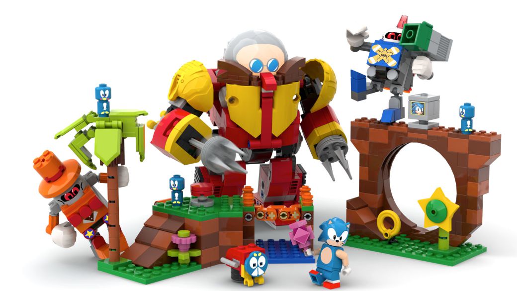 Sonic Mania Green Hill Zone announced, a set of LEGO pieces inspired by SEGA's hedgehog
