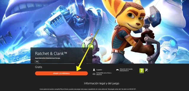 Ratchet & Clank, now available free PS4; how to download it