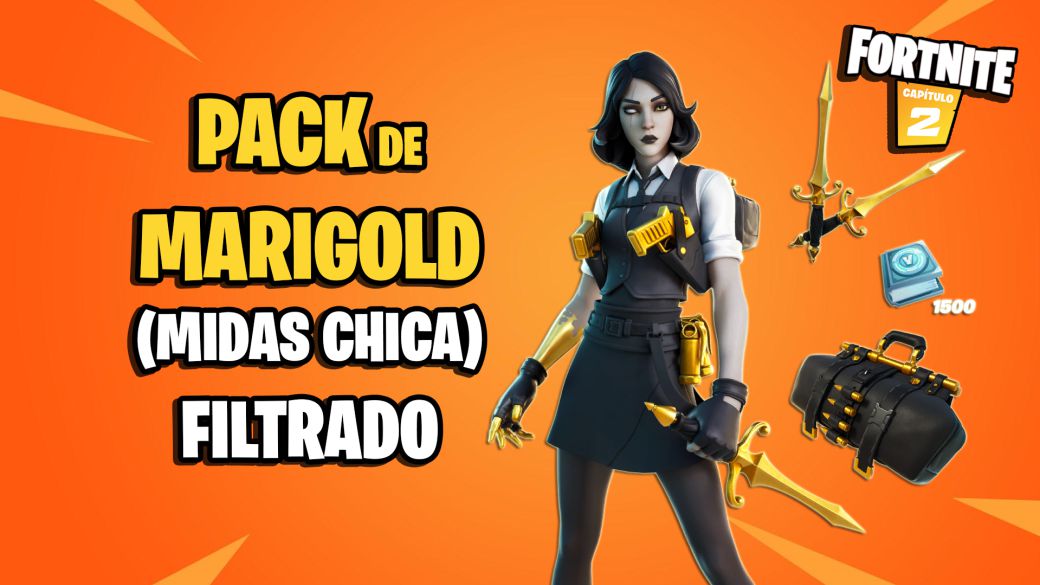Fortnite: Leaked Marigold / Midas Girl Pack; all we know