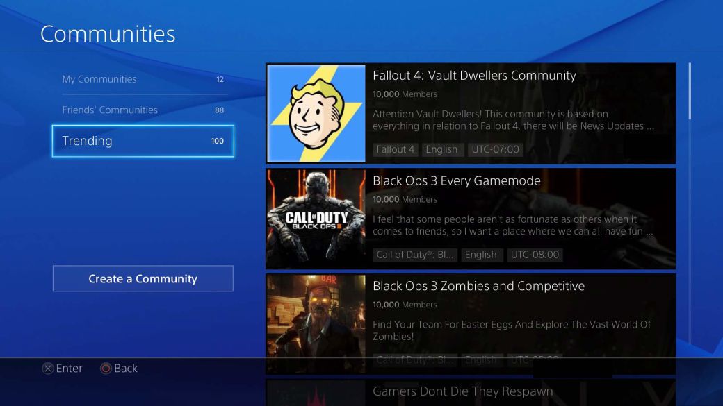 PS4: Beta 8.50 update removes Communities, what does it mean?