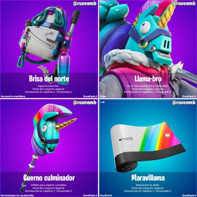 fortnite episode 2 season 5 skin llamabro llama-bro fortnite club march 2021