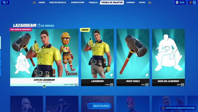 fortnite chapter 2 season 5 skin lazarbeam icon series idol series price contents how to get it