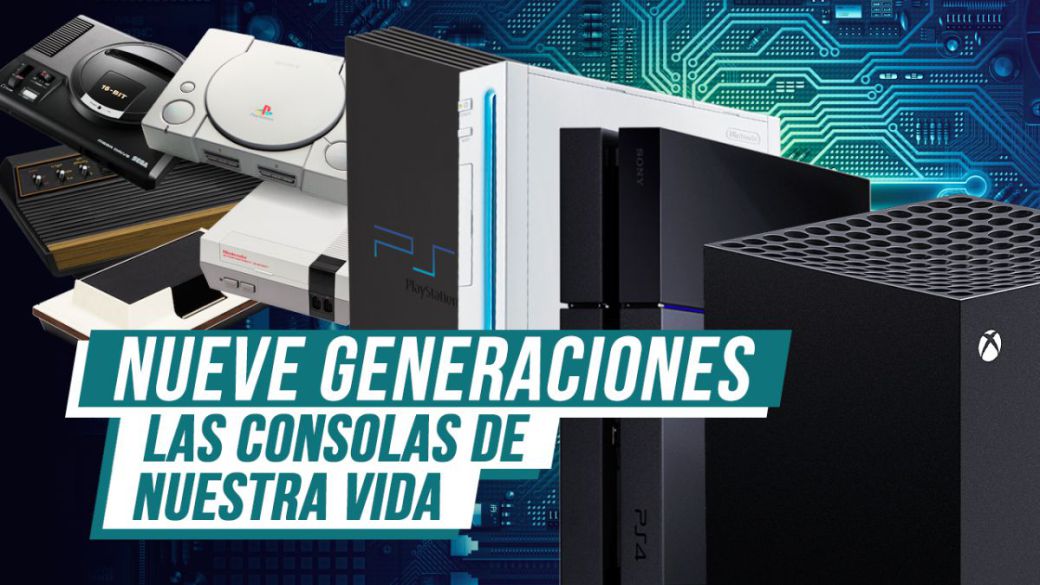 The consoles of our lives. Nine generations of machines