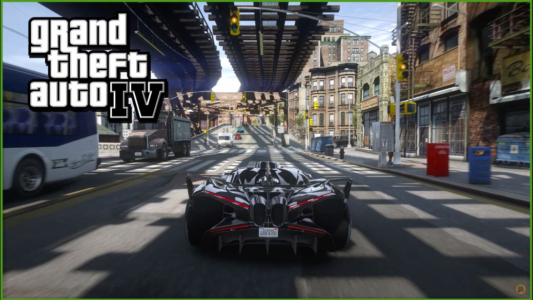 This is what GTA IV looks like in 4K and with Ray-Tracing: realistic graphics and lighting