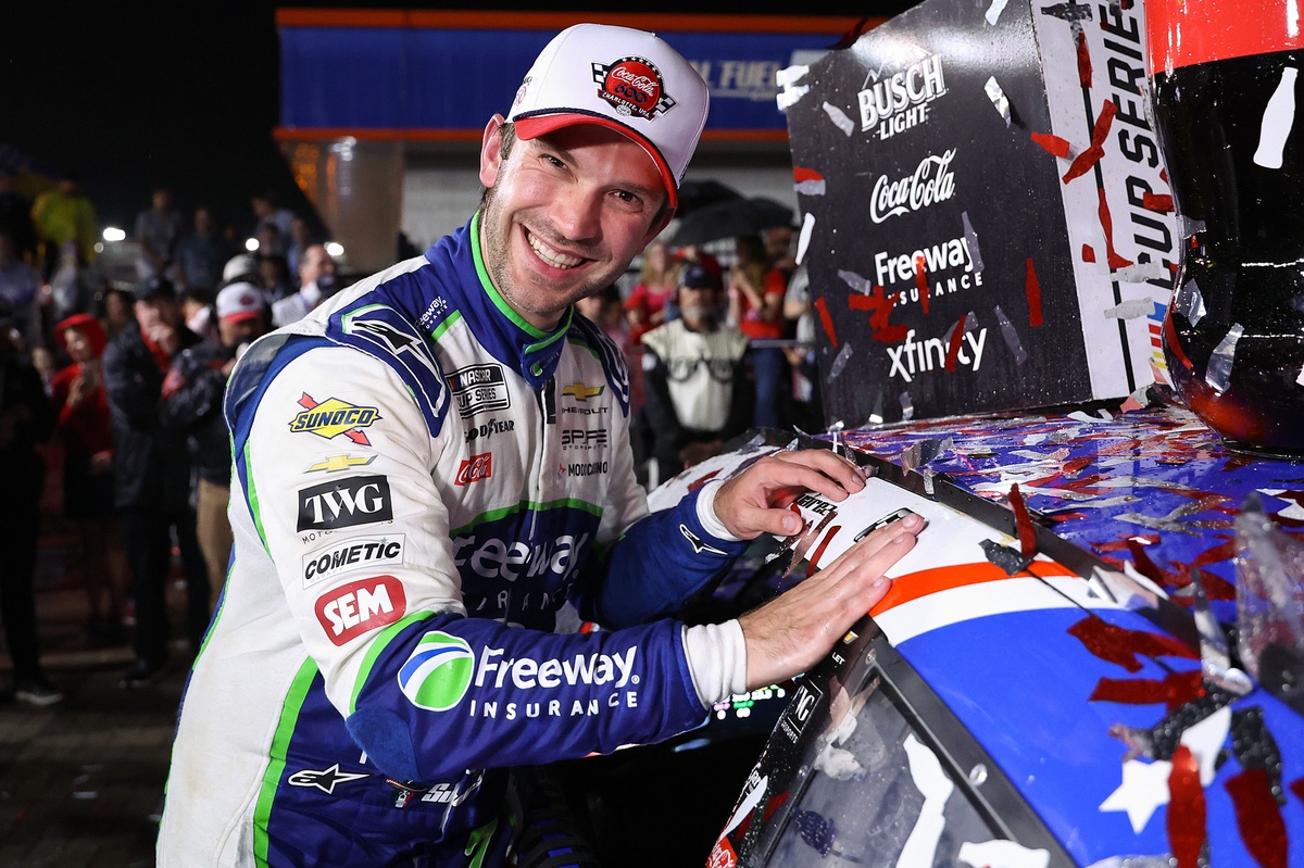 Suarez and Spire Score Historic Coke 600 Victory