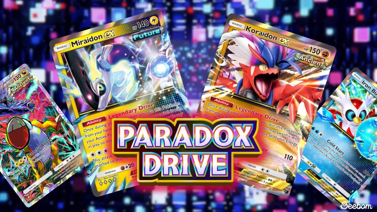 Pokemon TCG Unveils Pocket Paradox Drive Set Cards