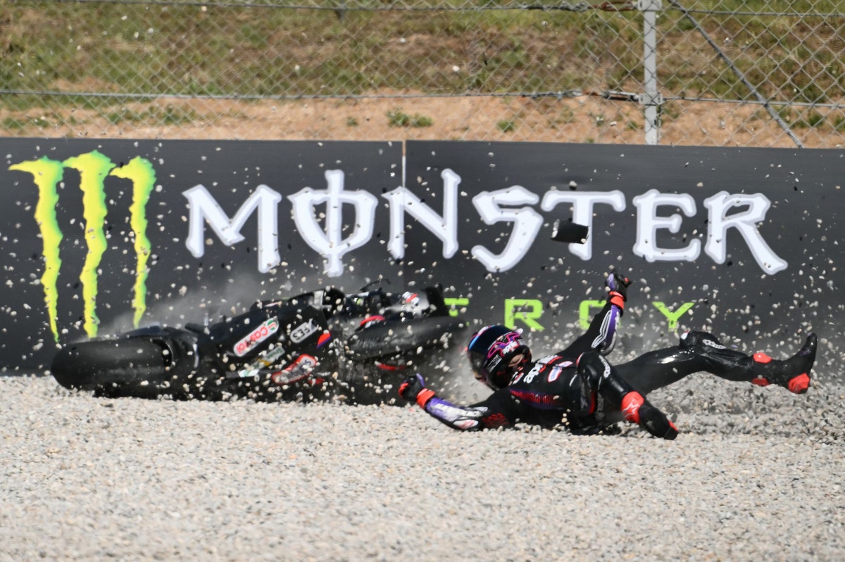 Jorge Martin admits fresh injury, still denies concussion after Barcelona crash